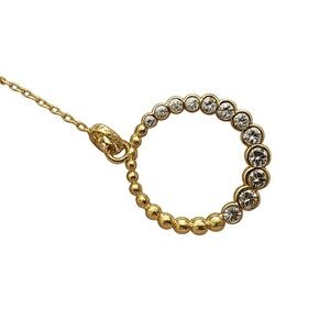 Vintage AVON new with gift box rhinestone circle necklace